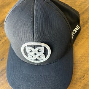 G/FORE Black Cap with white Logo